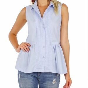 French Connection Neema Peplum Top